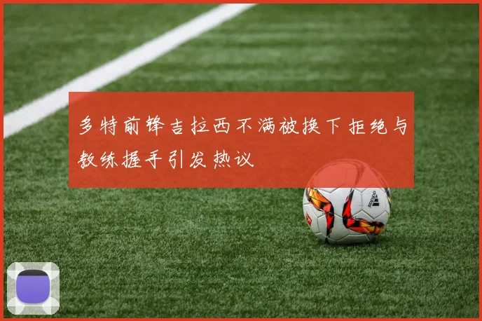 多特前锋吉拉西不满被换下拒绝与教练握手引发热议